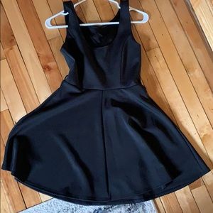 Black flowy forever 21 hoco dress